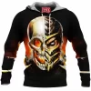 Game Fleece-Hoodie, Mortal Kombat Fleece-Hoodie, Scorpion Fleece-Hoodie