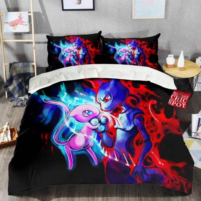 Doodle Mew And Mew Two Bedding Set