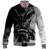 Alien Baseball-Jacket, Horror Baseball-Jacket, Sci-Fi Baseball-Jacket, Xenomorph Baseball-Jacket