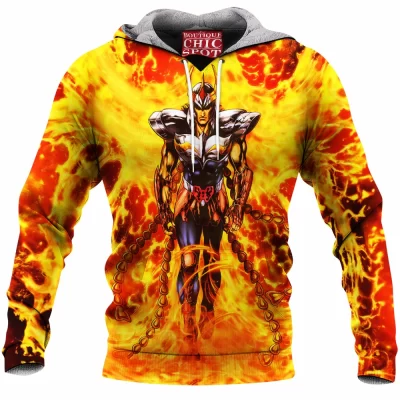 Anime Fleece-Hoodie, Saint Seiya Fleece-Hoodie