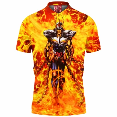 Anime Polo Shirt, Saint Seiya Polo Shirt
