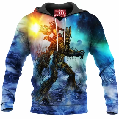Comic Hoodie, Groot Hoodie, Guardians of The Galaxy Hoodie