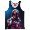 Boba Fett Tank-Top, Sci-Fi Tank-Top, Star Wars Tank-Top