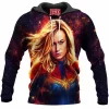 Comic Hoodie, Captain Marvel Hoodie