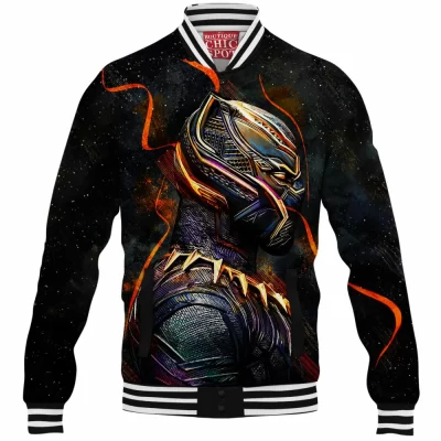 Comic Baseball-Jacket, Black Panther Baseball-Jacket