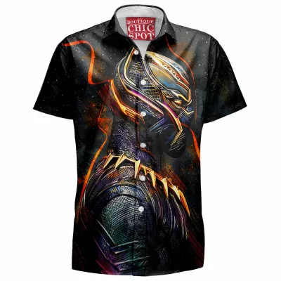 Comic Hawaiian-Shirt, Black Panther Hawaiian-Shirt