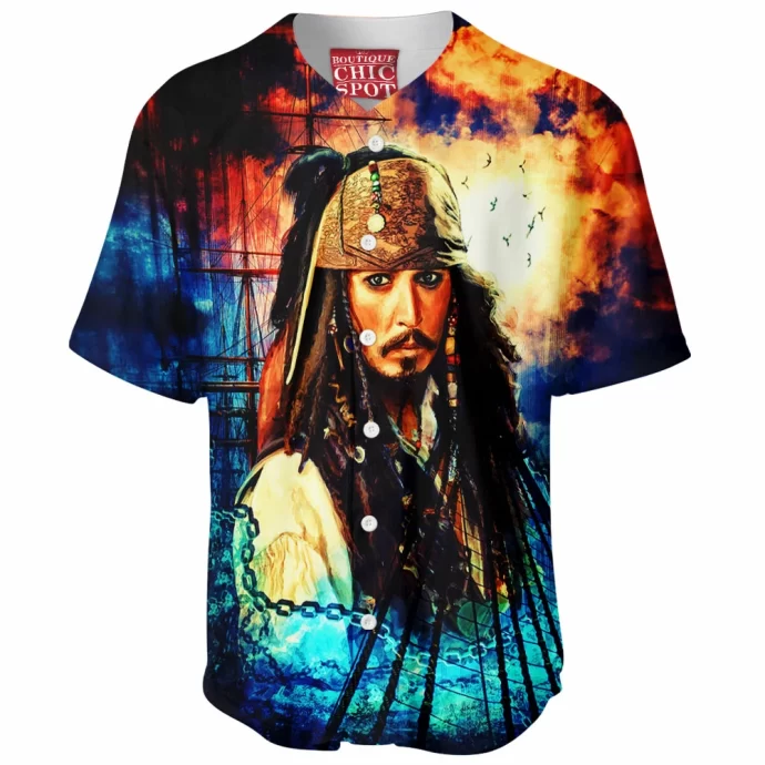 Jack Sparrow Baseball Jersey