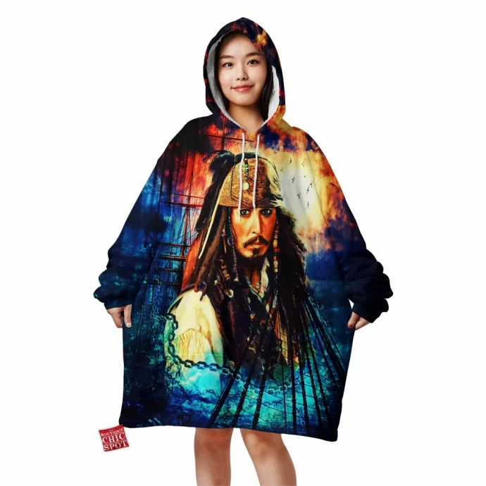 Jack Sparrow Blanket Hoodie