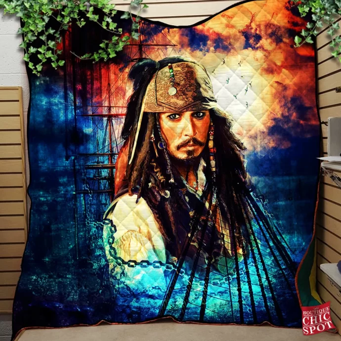 Jack Sparrow Quilt Blanket