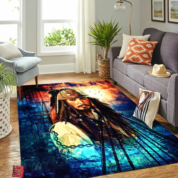 Jack Sparrow Rectangle Rug