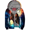 Captain Jack Sparrow Zip-Fleece-Hoodie, Fantasy Zip-Fleece-Hoodie, Pirates of the Caribbean Zip-Fleece-Hoodie