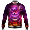 Anime Baseball-Jacket, Gengar Baseball-Jacket, Pokemon Baseball-Jacket