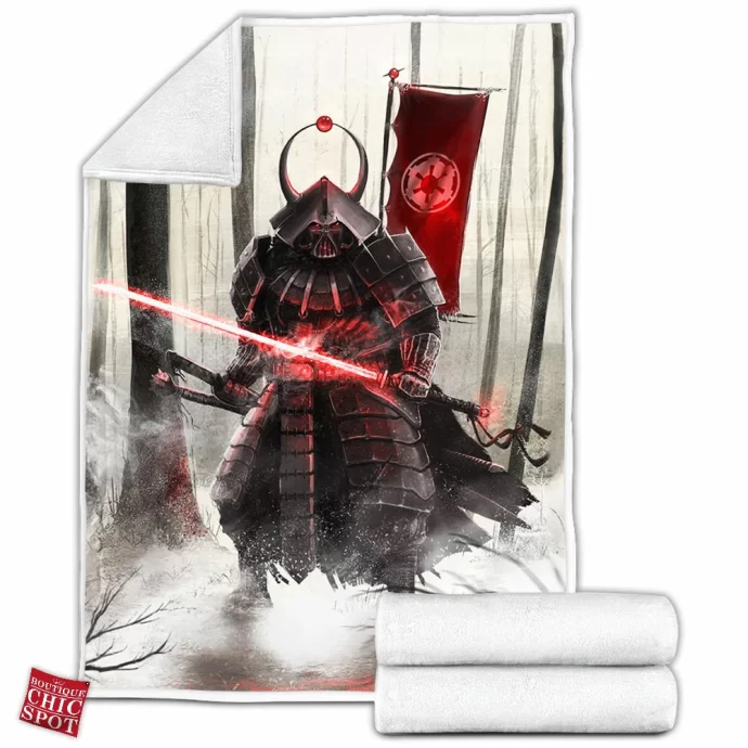 Samurai Vader Fleece Blanket