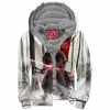 Samurai Zip-Fleece-Hoodie, Darth Vader Zip-Fleece-Hoodie, Star Wars Zip-Fleece-Hoodie, Sci-Fi Zip-Fleece-Hoodie