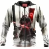 Samurai Zip-Hoodie, Darth Vader Zip-Hoodie, Star Wars Zip-Hoodie, Sci-Fi Zip-Hoodie