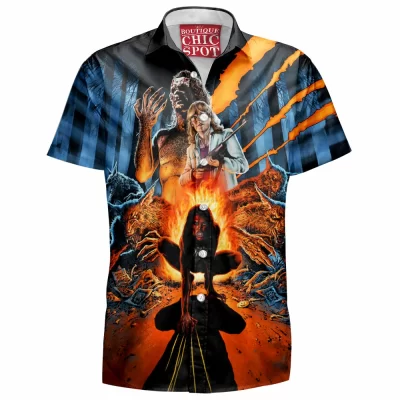 Anime Hawaiian-Shirt, Howls Moving Castle Hawaiian-Shirt, Ghibli Hawaiian-Shirt