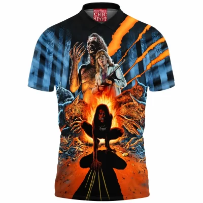 Anime Polo Shirt, Howls Moving Castle Polo Shirt, Ghibli Polo Shirt