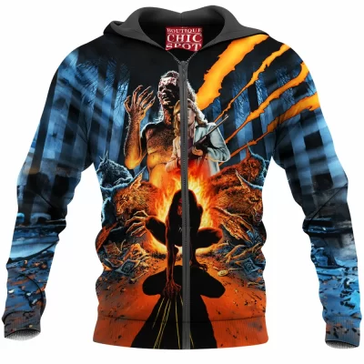 Anime Zip-Hoodie, Howls Moving Castle Zip-Hoodie, Ghibli Zip-Hoodie