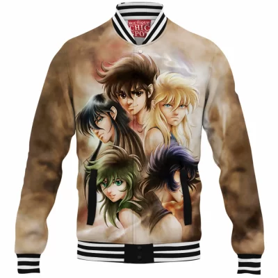 Anime Baseball-Jacket, Saint Seiya Baseball-Jacket
