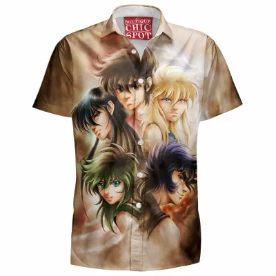 Anime Hawaiian-Shirt, Saint Seiya Hawaiian-Shirt