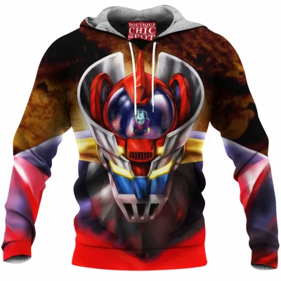 Anime Fleece-Hoodie, Mazinger Z Fleece-Hoodie
