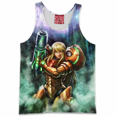 Game Tank-Top, Samus Tank-Top, Metroid Tank-Top
