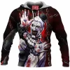Art the Clown Fleece-Hoodie, Horror Fleece-Hoodie, Terrifier Fleece-Hoodie