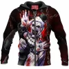 Art the Clown Zip-Hoodie, Horror Zip-Hoodie, Terrifier Zip-Hoodie