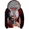 Anime Zip-Fleece-Hoodie, Ken Kaneki Zip-Fleece-Hoodie, Tokyo Ghoul Zip-Fleece-Hoodie