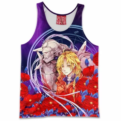 Edward Elric Tank-Top, Alphonse Elric Tank-Top, Fullmetal Alchemist Tank-Top, Anime Tank-Top