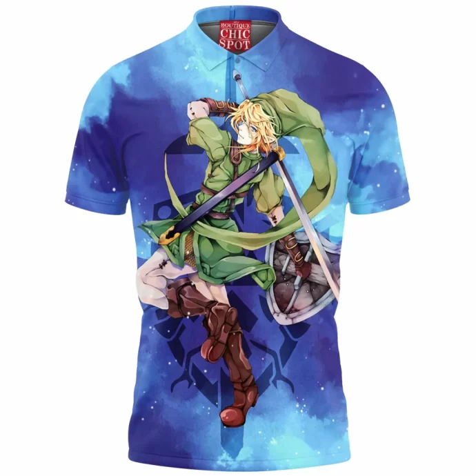 Legend Of Zelda Hero Of Time Polo Shirt