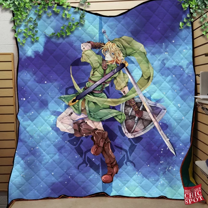 Legend Of Zelda Hero Of Time Quilt Blanket