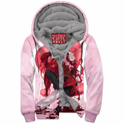 Anime Zip-Fleece-Hoodie, Black Butler Zip-Fleece-Hoodie