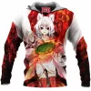 Anime Fleece-Hoodie, Okami Fleece-Hoodie