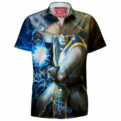 Game Hawaiian-Shirt, Mortal Kombat Hawaiian-Shirt, Raiden Hawaiian-Shirt