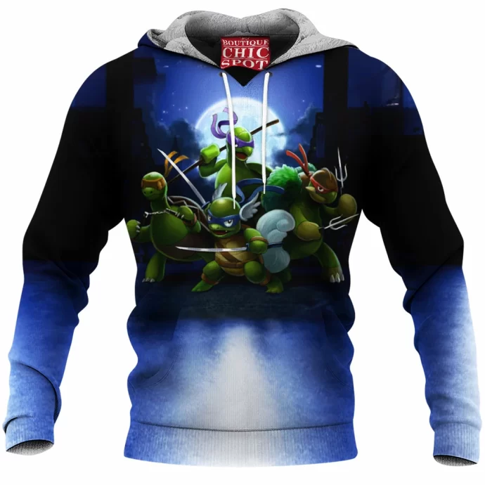 Tmnt Pokemon Fleece Hoodie