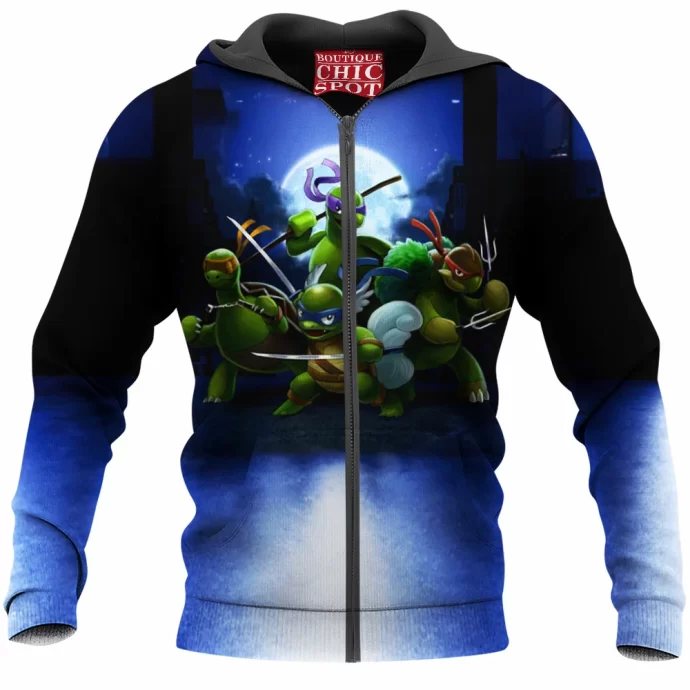 Tmnt Pokemon Zip Hoodie