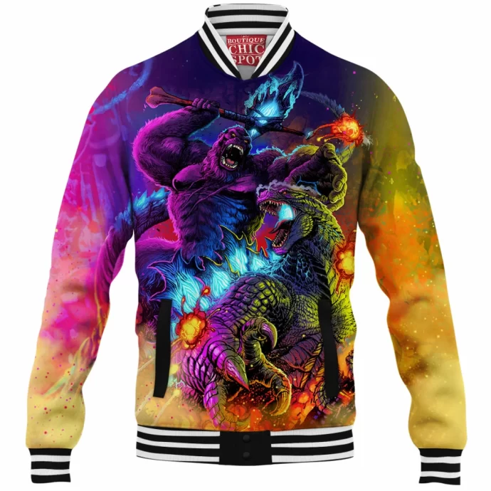 Godzilla Vs Kong Baseball Jacket