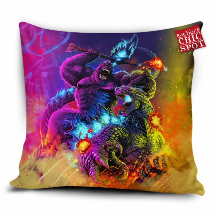 Godzilla Vs Kong Pillow Cover