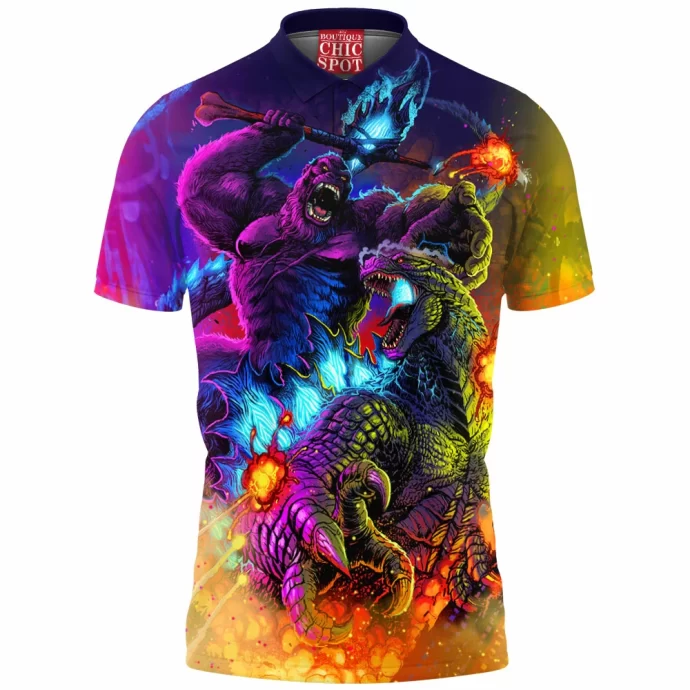 Godzilla Vs Kong Polo Shirt