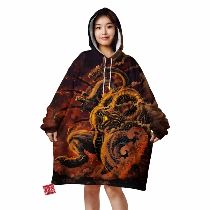 King Ghidorah Blanket Hoodie