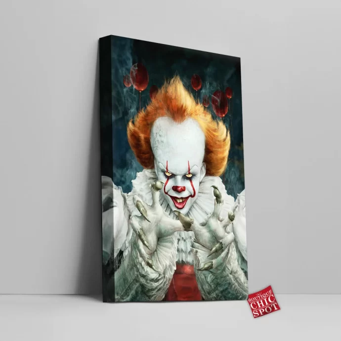 It Pennywise Canvas Wall Art