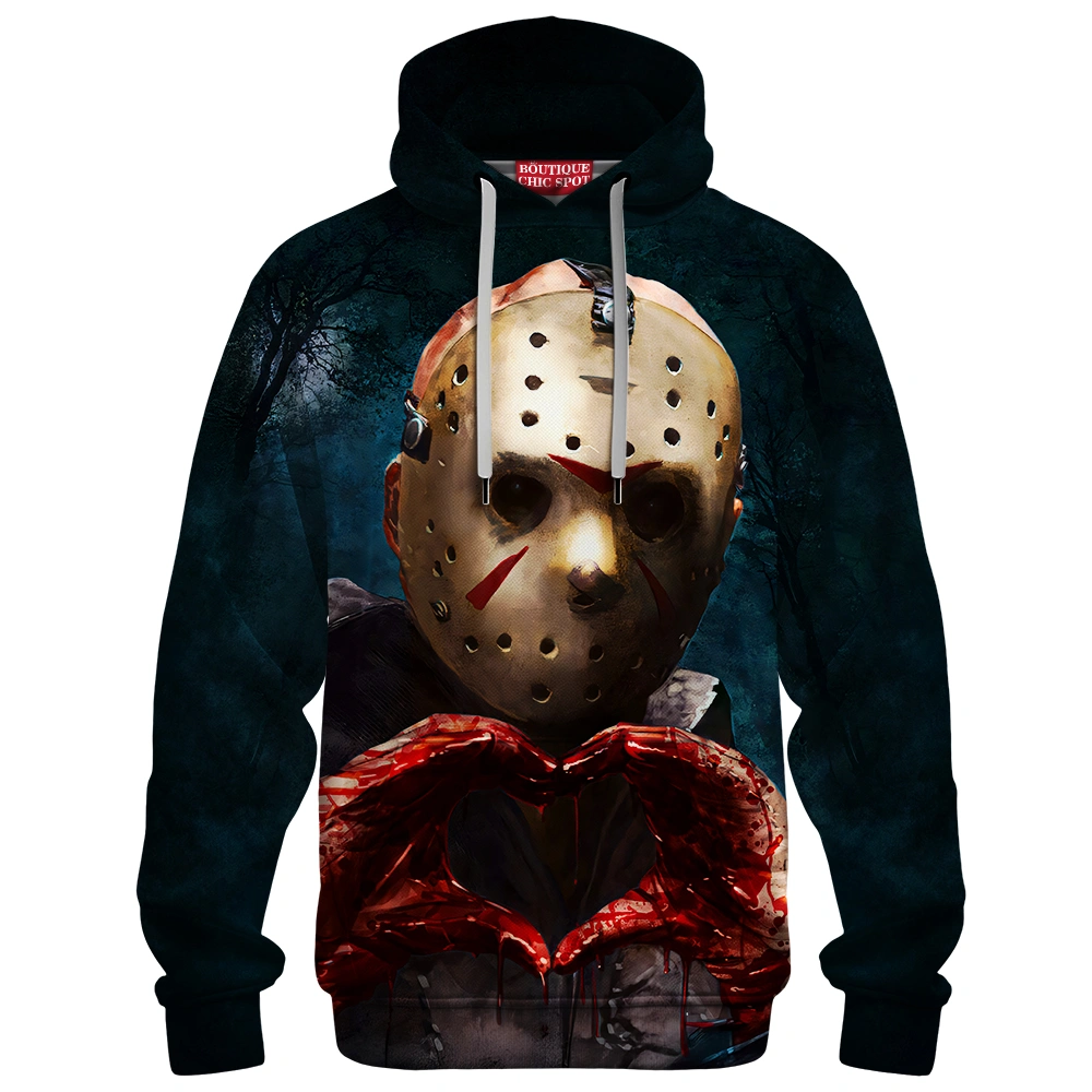 Friday The 13th Hoodie, Horror Hoodie, Jason Voorhees Hoodie 1 M TU Boutique 4650 Hoodie MOCKUP FRONT