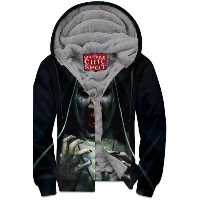 Horror Zip-Fleece-Hoodie, The Conjuring Zip-Fleece-Hoodie, Valak Zip-Fleece-Hoodie