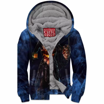 Horror Zip-Fleece-Hoodie, Hellraiser Zip-Fleece-Hoodie