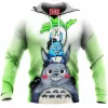 Anime Fleece-Hoodie, Totoro Fleece-Hoodie, Ghibli Fleece-Hoodie