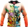 Anime Zip-Hoodie, Eevee Zip-Hoodie, Pokemon Zip-Hoodie