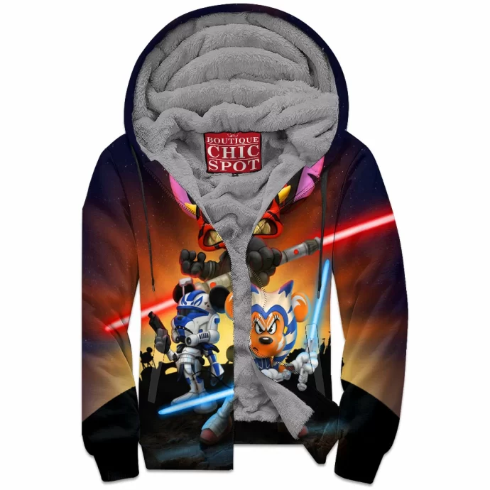 Clone Wars Zip Fleece Hoodie