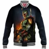 Boba Fett Baseball-Jacket, Sci-Fi Baseball-Jacket, Star Wars Baseball-Jacket