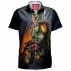 Boba Fett Hawaiian-Shirt, Sci-Fi Hawaiian-Shirt, Star Wars Hawaiian-Shirt